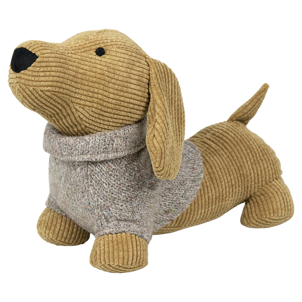 Türstopper DACKEL Pullover, braun