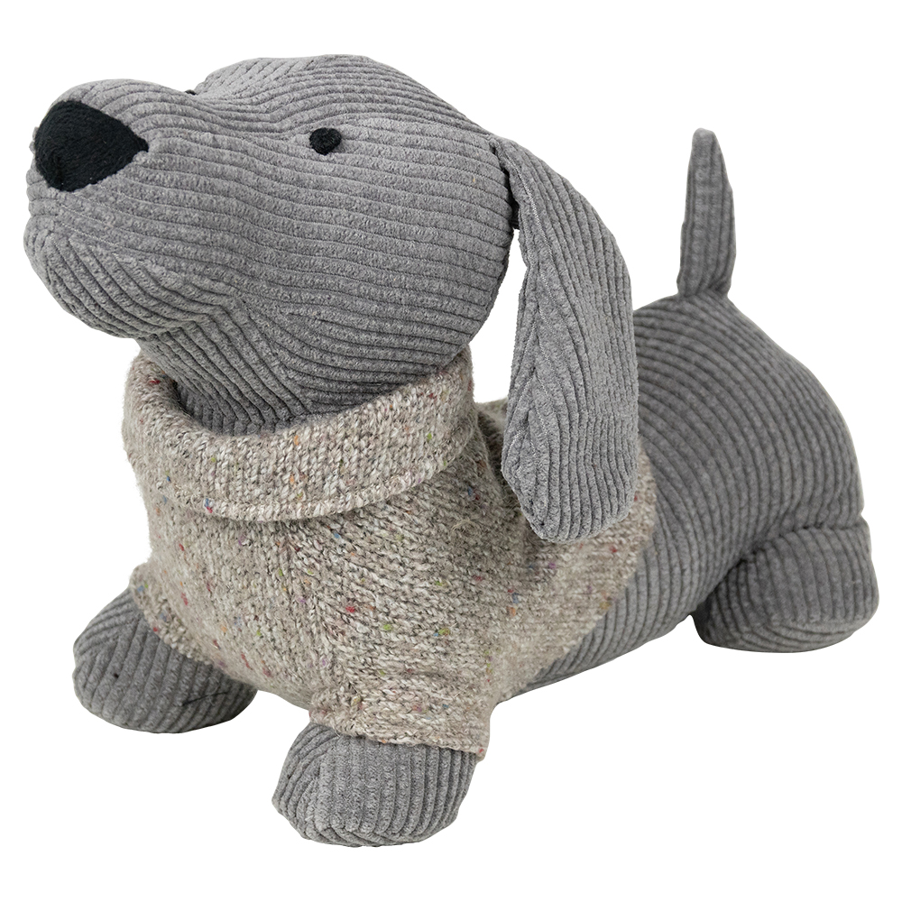 Türstopper DACKEL Pullover, taupe
