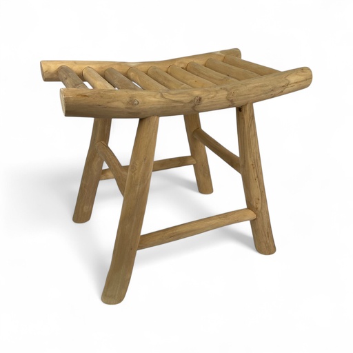 [P0006815] Hocker JAPAN Teak